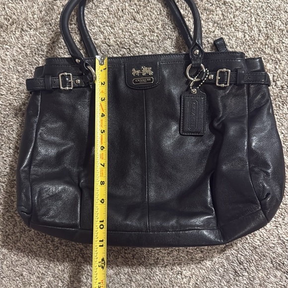 Coach Black Leather Tote Bag - Picture 8 of 8